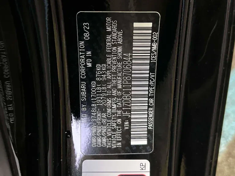 2023 Subaru BRZ 2nd Gen - Image 13 of 13