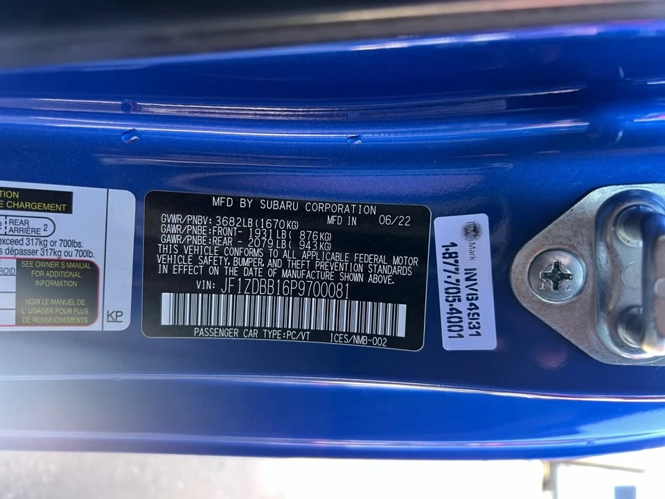 2023 Subaru BRZ 2nd Gen - Image 18 of 18
