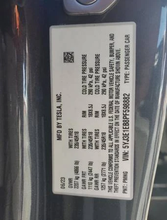 2023 Tesla Model 3 - Image 12 of 12
