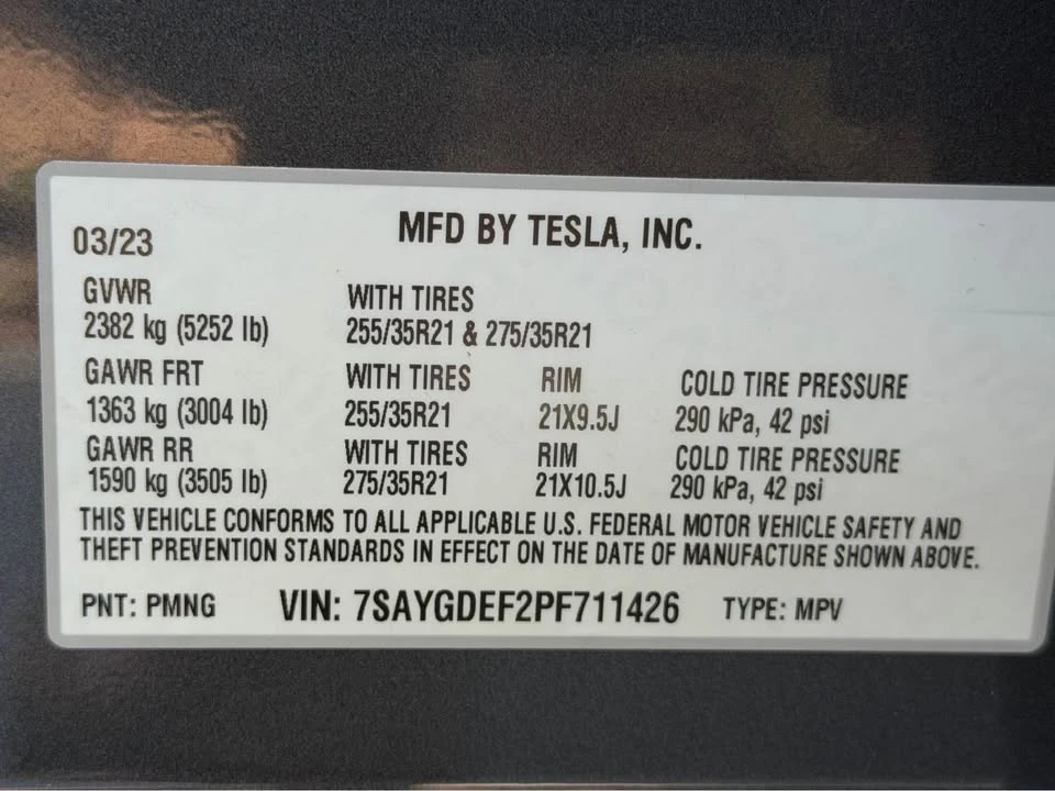 2023 Tesla Model Y Performance - Image 20 of 20
