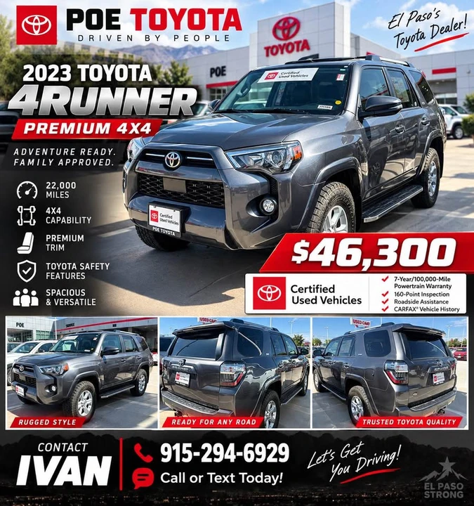2023 Toyota 4Runner 5th Gen - Image 2 of 8