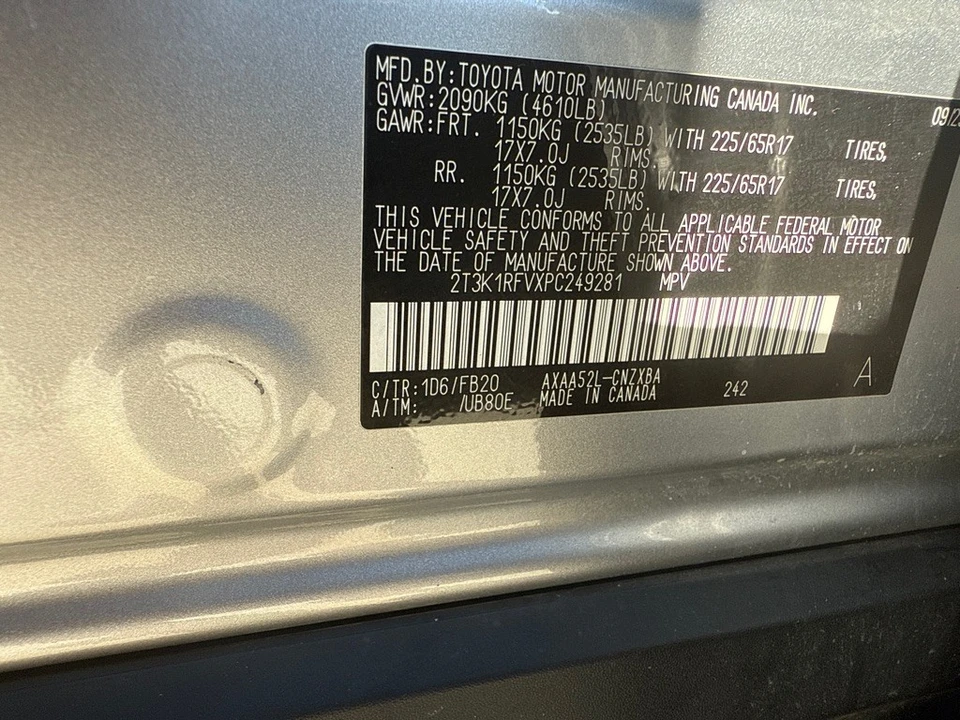 2023 Toyota RAV4 5th Gen - Image 21 of 21