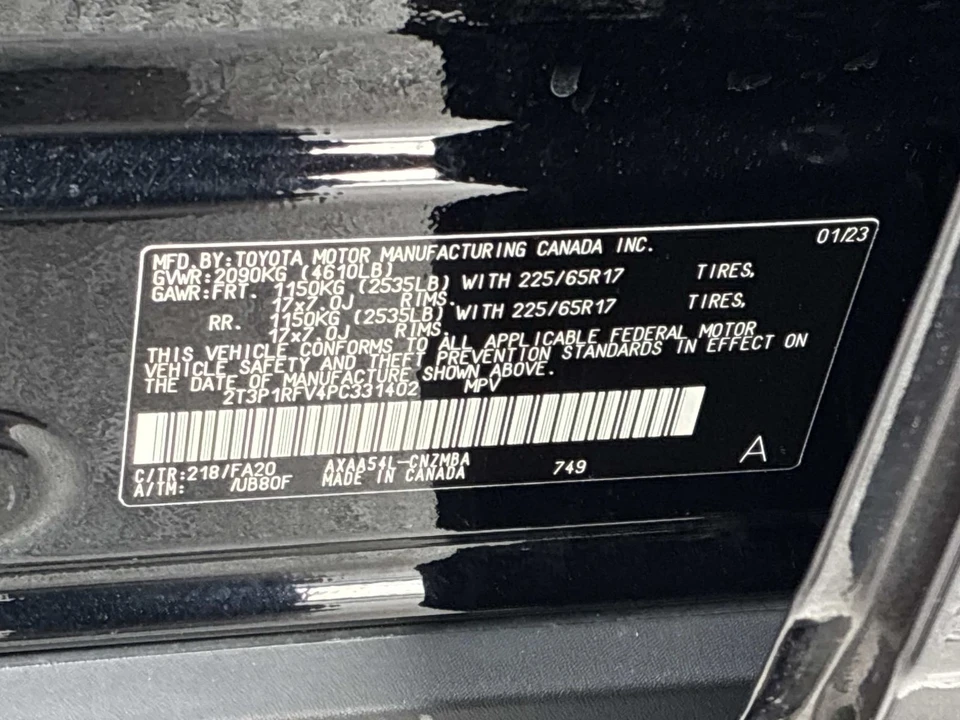 2023 Toyota RAV4 5th Gen - Image 21 of 21