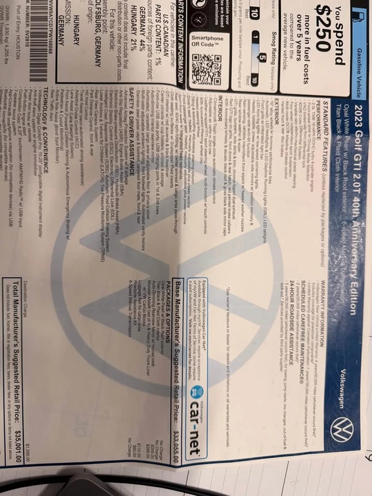 2023 Volkswagen GTI Mk8 - Image 17 of 19