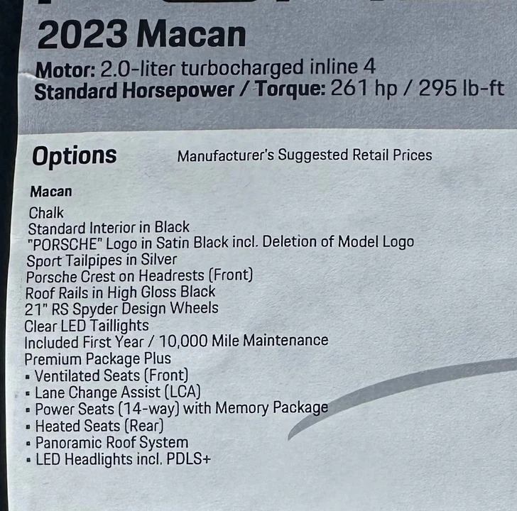 2023 Porsche Macan - Image 19 of 28