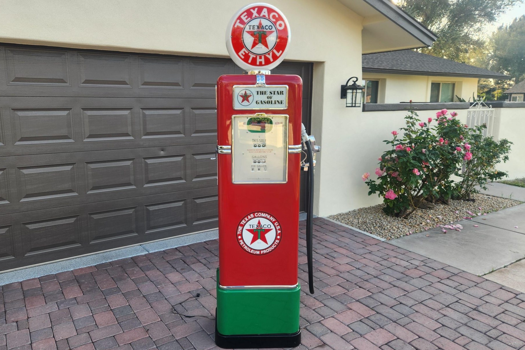Texaco-Branded Bowser Gas Pump