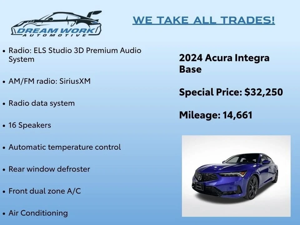 2024 Acura Integra 5th Gen - Image 2 of 20