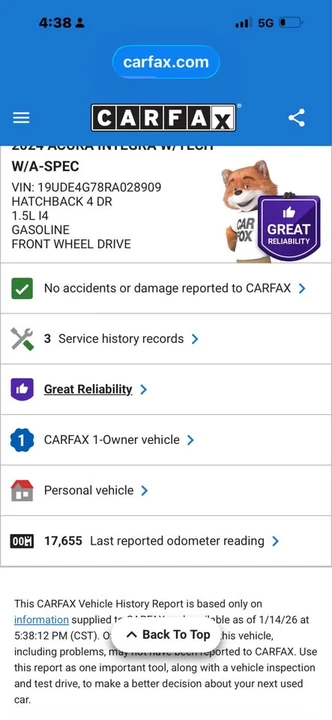 2024 Acura Integra 5th Gen - Image 14 of 14