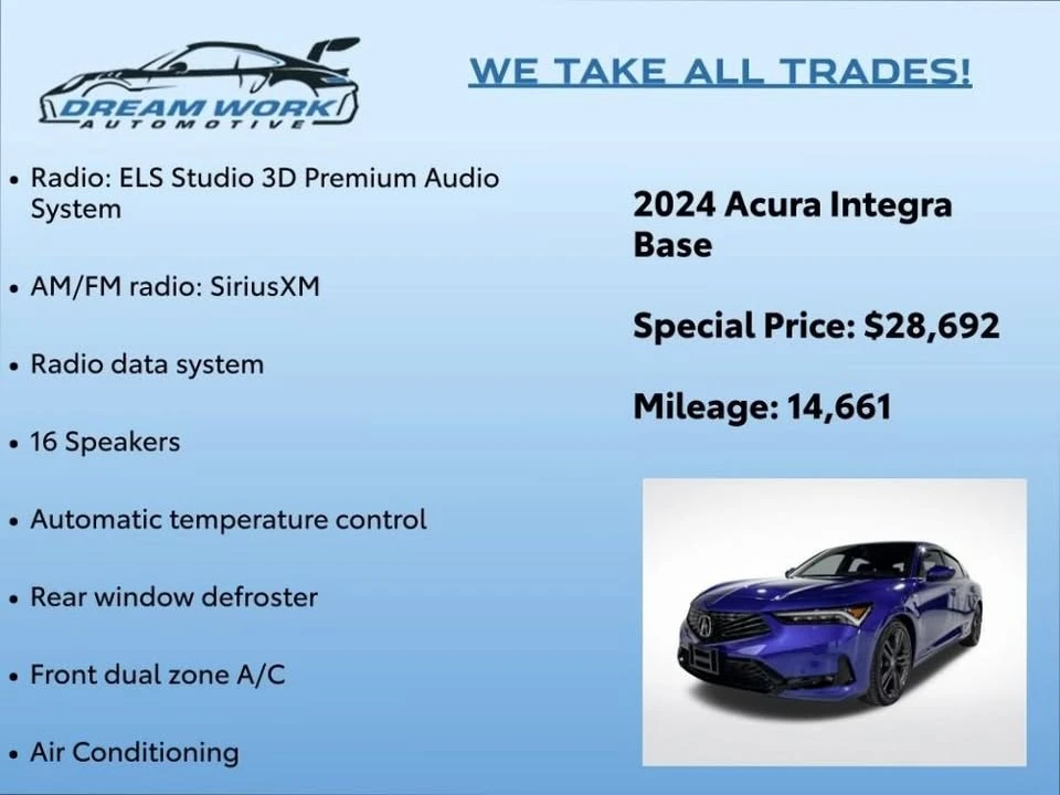 2024 Acura Integra 5th Gen - Image 2 of 20