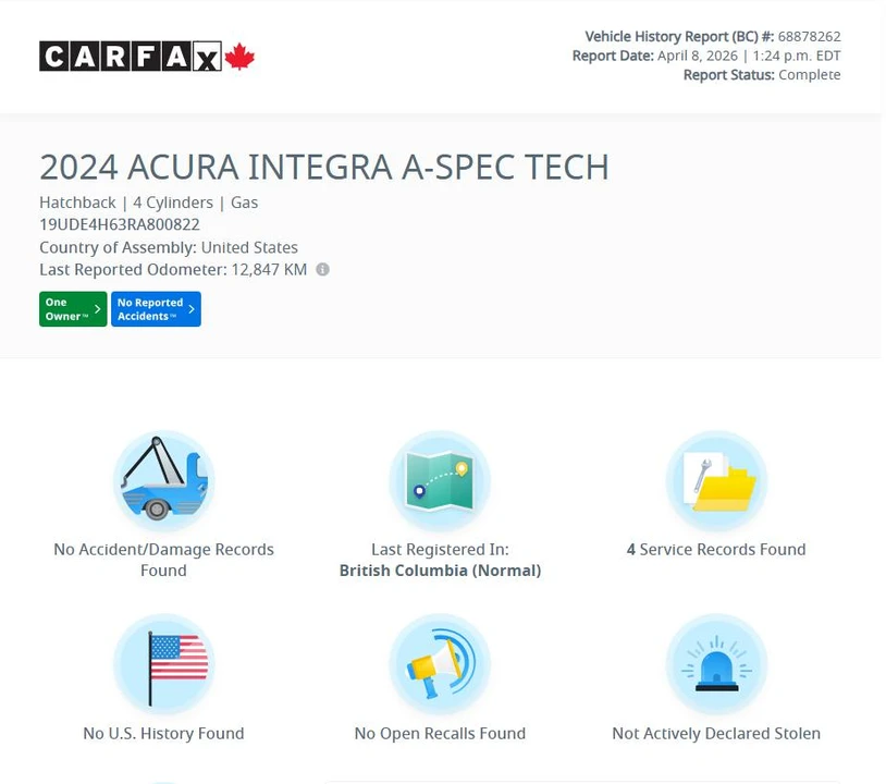 2024 Acura Integra 5th Gen - Image 8 of 9