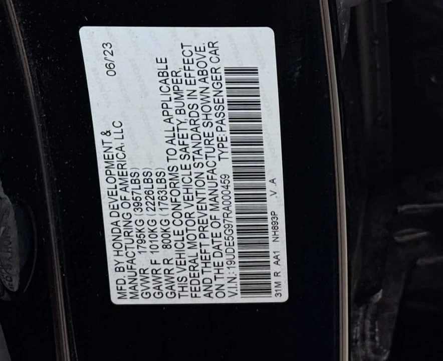 2024 Acura Integra Type S 5th Gen - Image 9 of 9