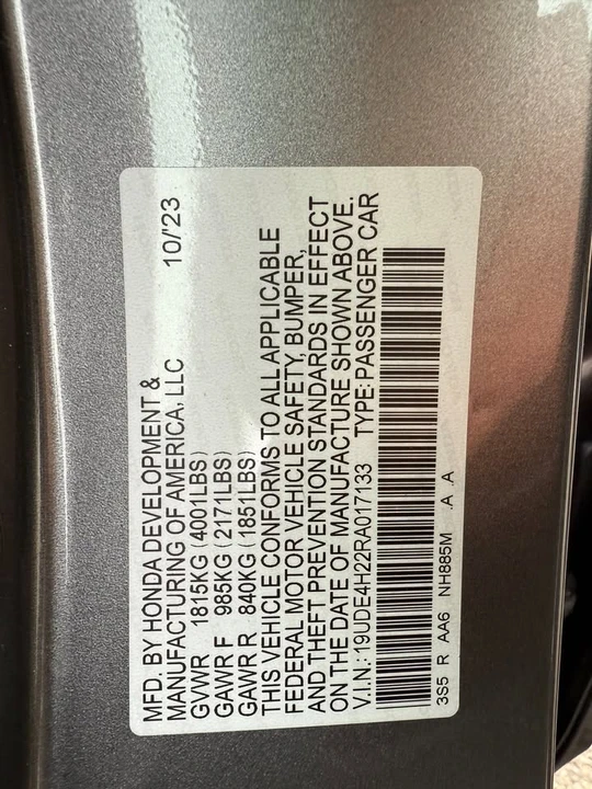 2024 Acura Integra 5th Gen - Image 19 of 20