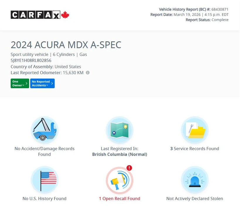 2024 Acura MDX 4th Gen - Image 6 of 6