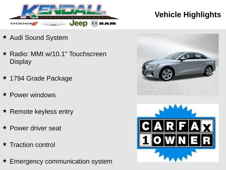 2024 Audi 8Y A3 - Image 3 of 12