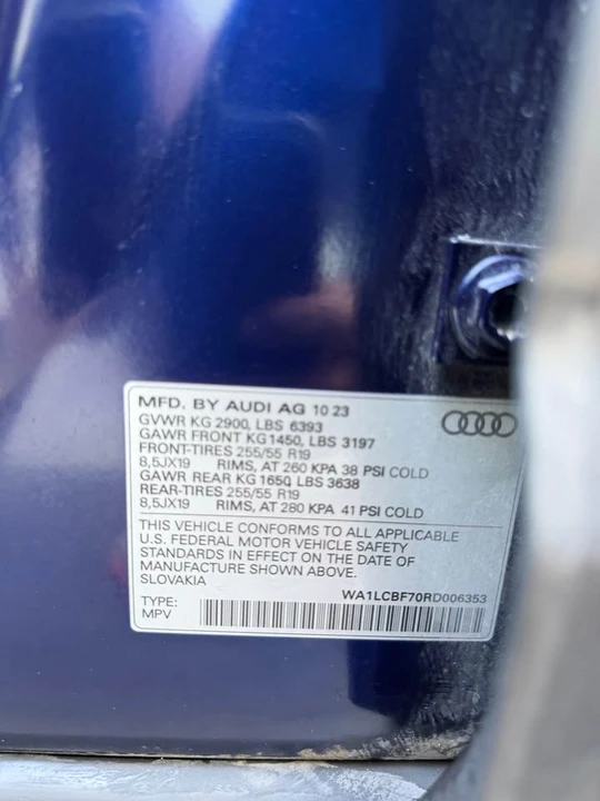 2024 Audi 4M Q7 - Image 9 of 20