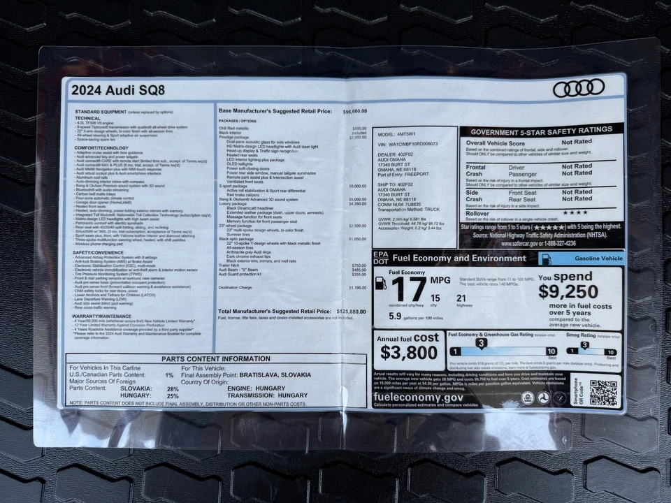 2024 Audi SQ8 - Image 20 of 21