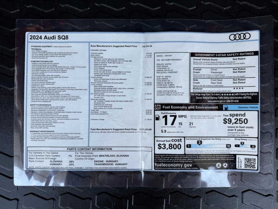 2024 Audi SQ8 - Image 20 of 21