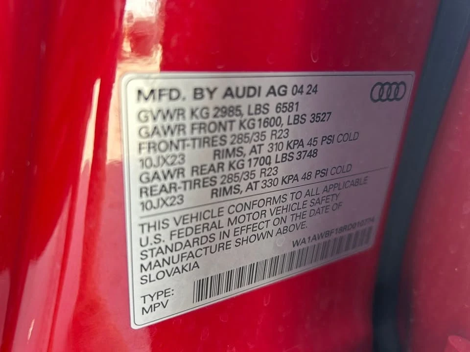 2024 Audi SQ8 - Image 9 of 20