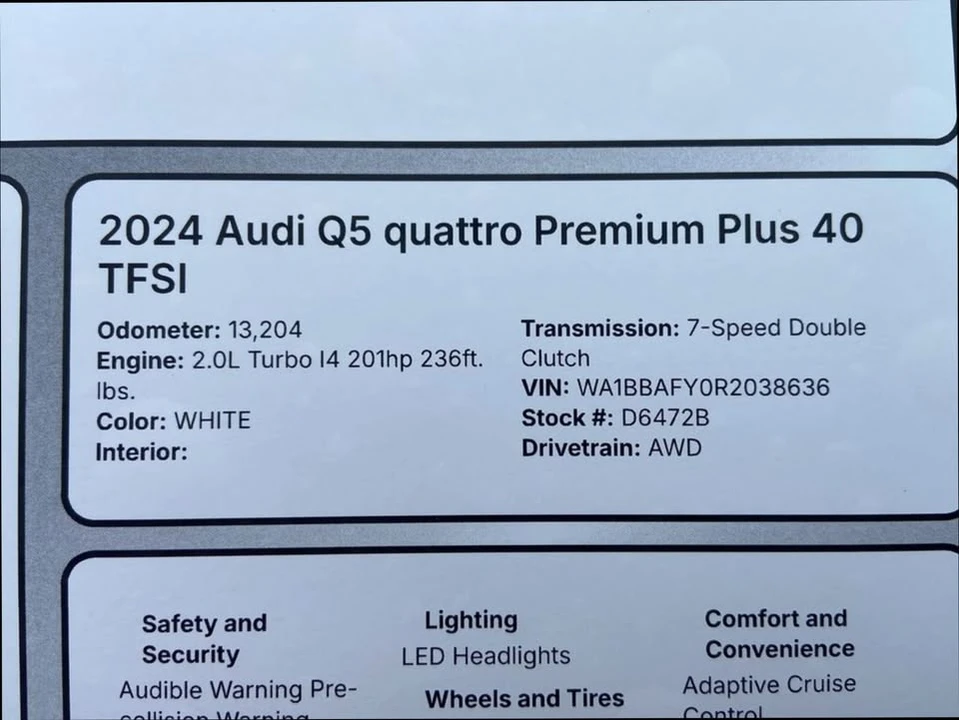 2024 Audi FY Q5 - Image 19 of 20