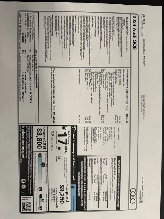 2024 Audi SQ8 - Image 18 of 18