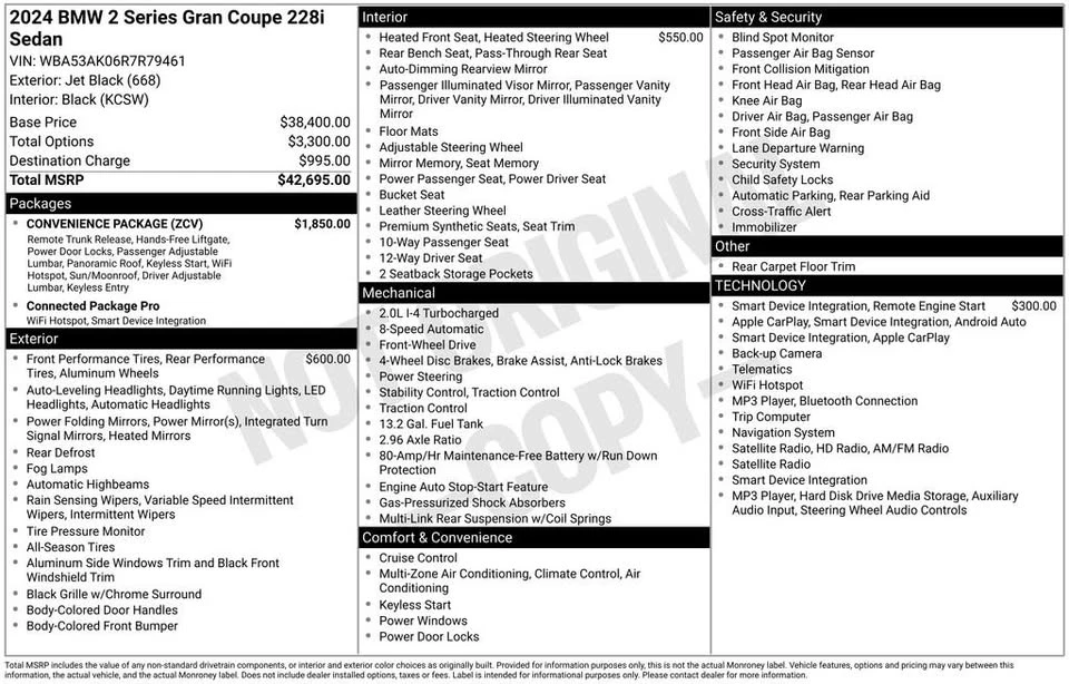 2024 BMW G42 2 Series - Image 6 of 20