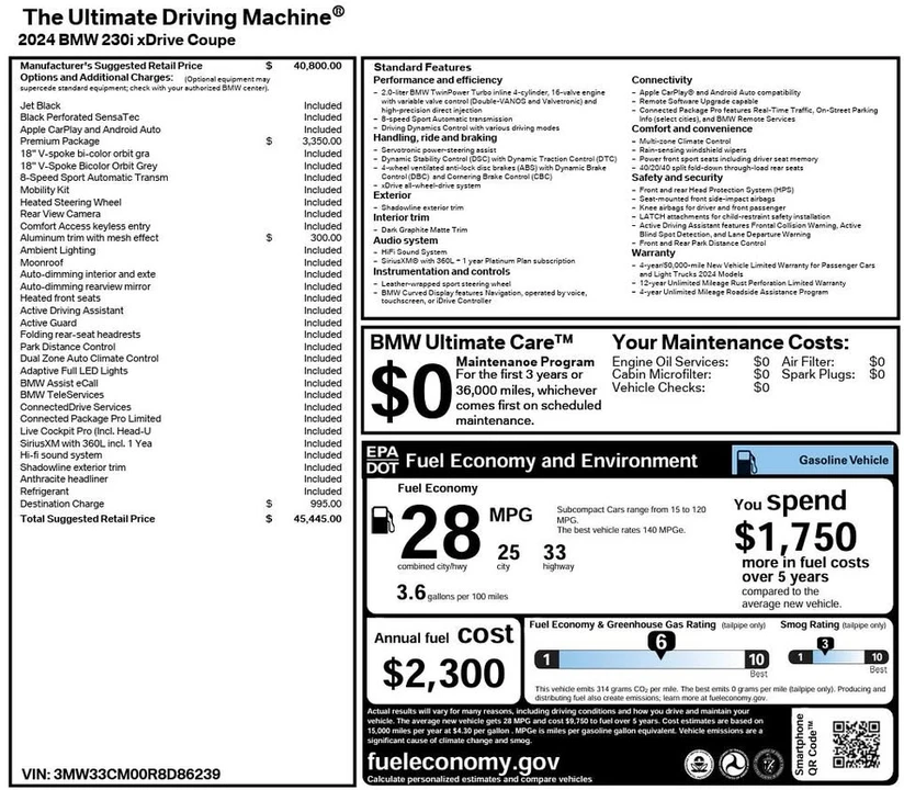 2024 BMW G42 2 Series - Image 17 of 17