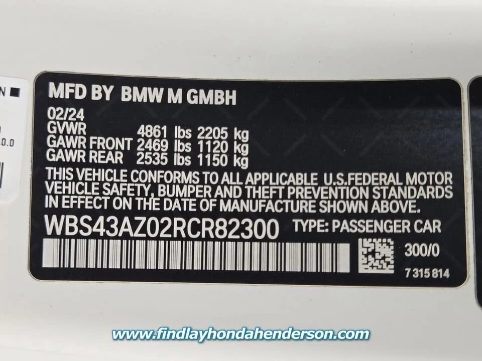 2024 BMW G82/G83 M4 - Image 13 of 20