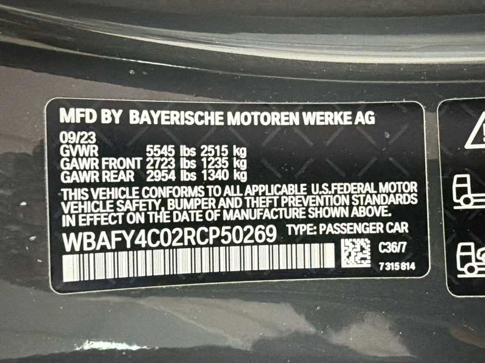 2024 BMW G14/G15/G16 M850i - Image 18 of 31