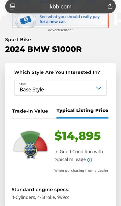 2024 BMW S1000 - Image 3 of 3