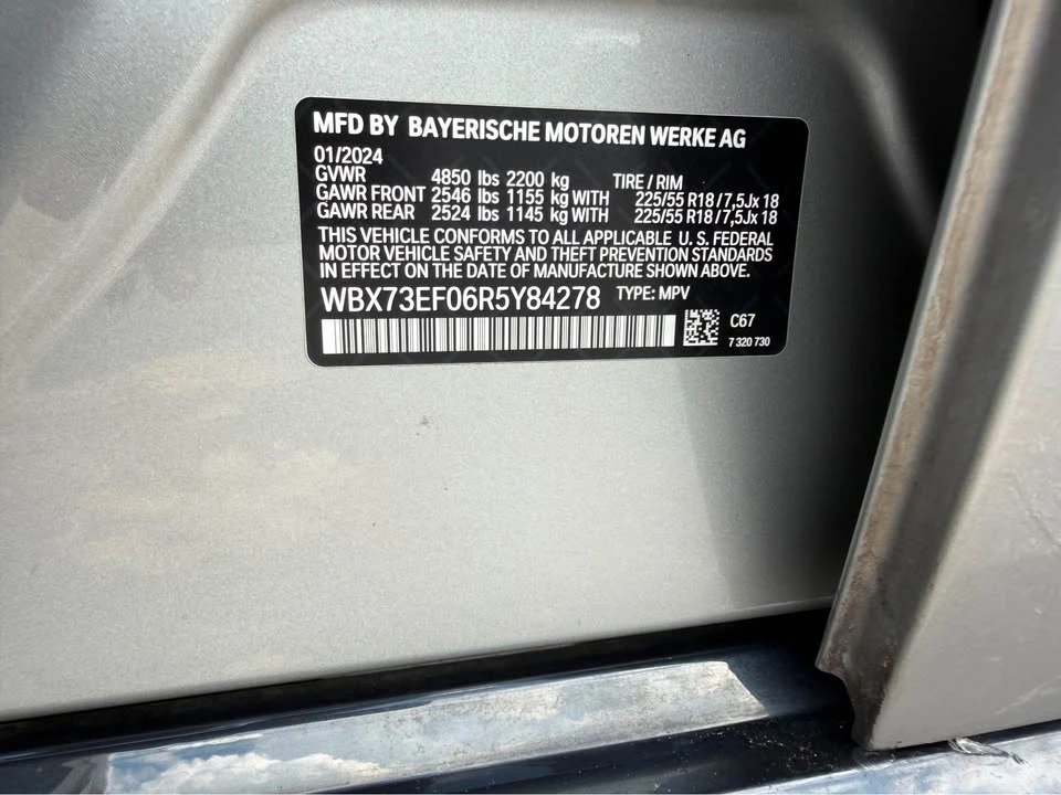 2024 BMW U11/U12 X1 - Image 19 of 19