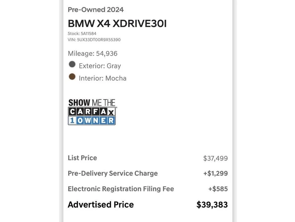 2024 BMW G02 X4 - Image 19 of 20
