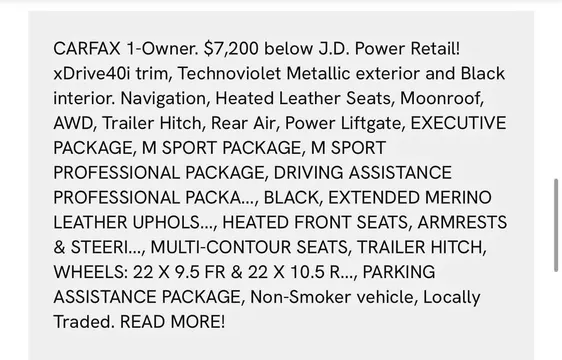 2024 BMW X5 xDrive40i Sport Utility 4D