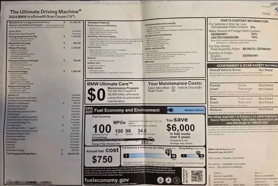 2024 BMW G26 i4 - Image 20 of 20