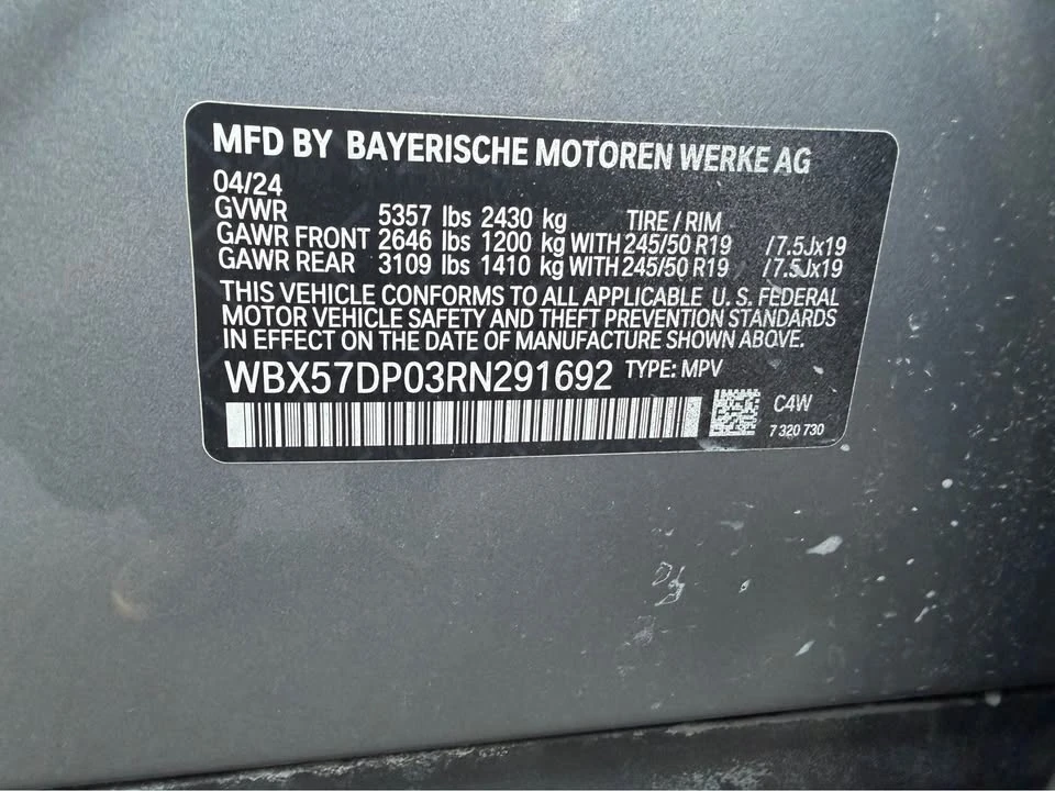 2024 BMW G01 X3 - Image 20 of 20