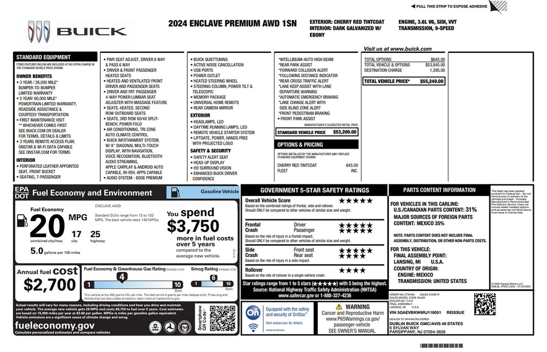 2024 Buick Enclave - Image 8 of 21