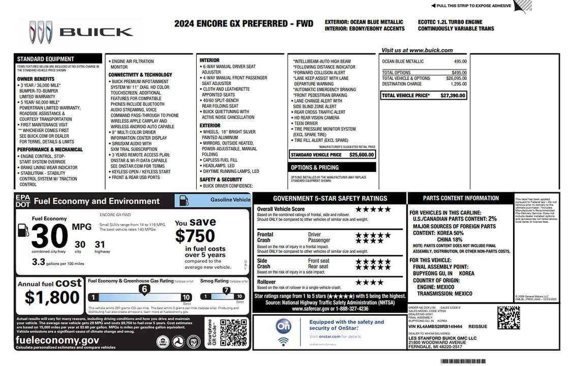 2024 Buick Encore GX - Image 10 of 12