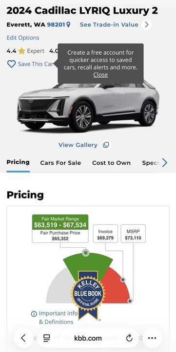 2024 Cadillac Lyriq - Image 20 of 20