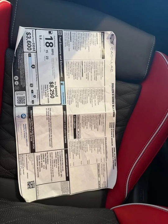 2024 Cadillac CT4-V Blackwing - Image 9 of 13