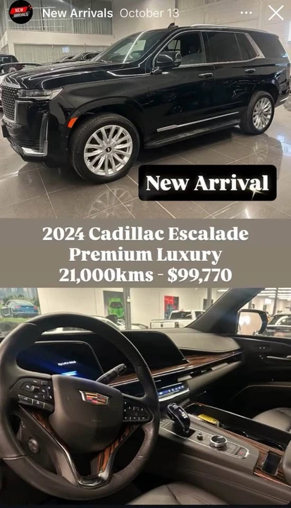 2024 Cadillac Escalade 5th Gen - Image 2 of 2