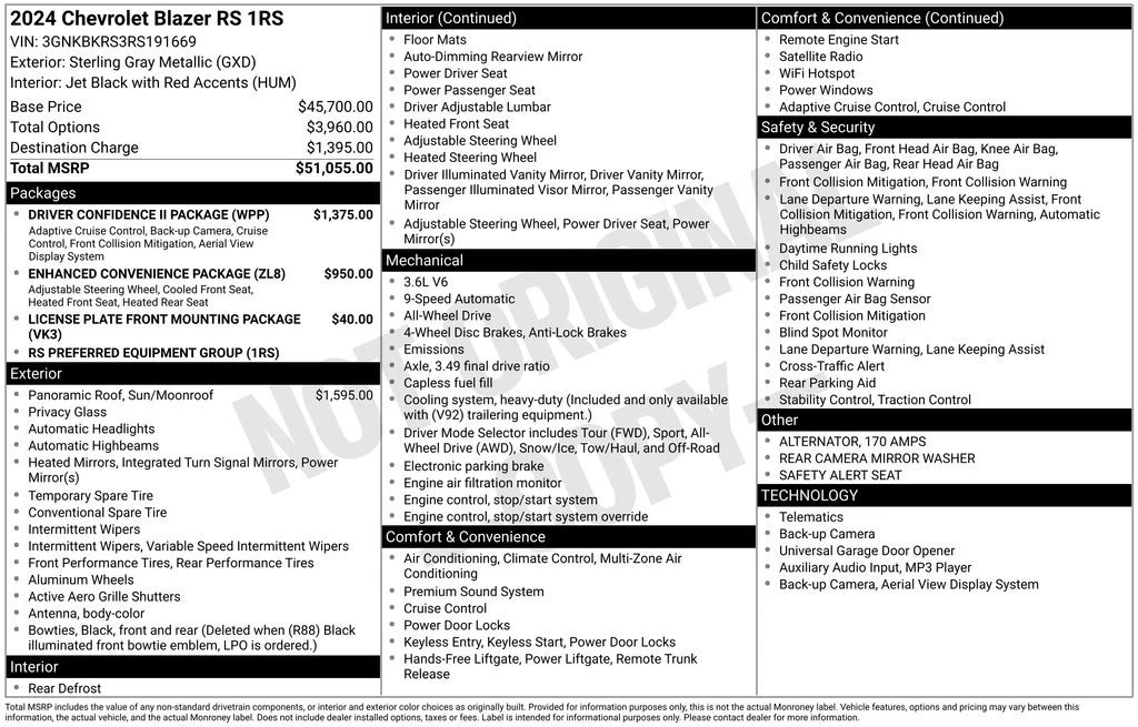 2024 Chevrolet Blazer - Image 4 of 31