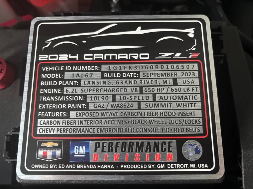 2024 Chevrolet Camaro 6th Gen - Image 4 of 5