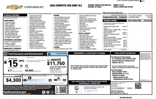 2024 Chevrolet Corvette C8 Z06 - Image 2 of 21