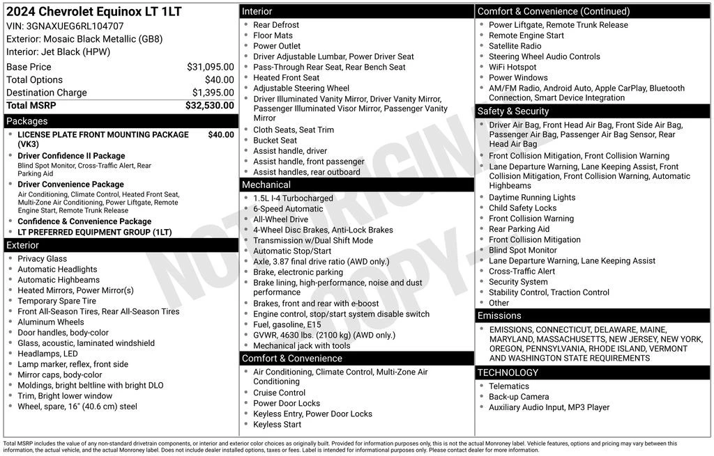 2024 Chevrolet Equinox - Image 6 of 12