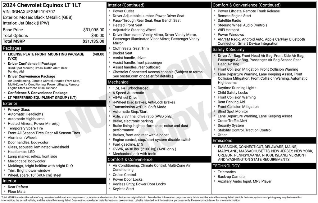 2024 Chevrolet Equinox - Image 6 of 12