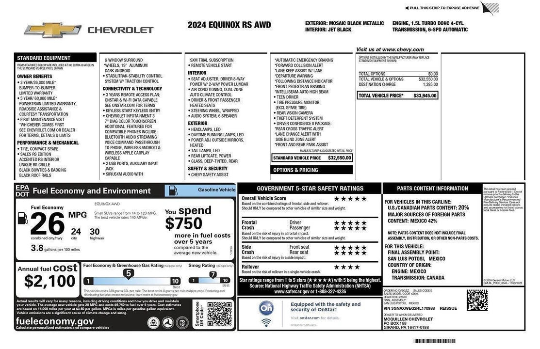 2024 Chevrolet Equinox - Image 2 of 21