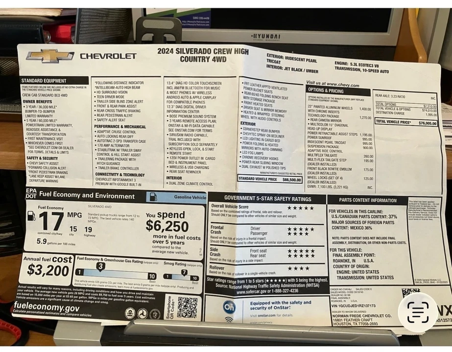 2024 Chevrolet Silverado 4th Gen - Image 5 of 6