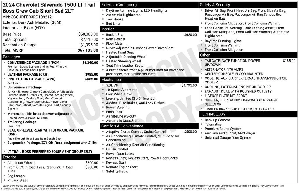 2024 Chevrolet Silverado 4th Gen - Image 4 of 12