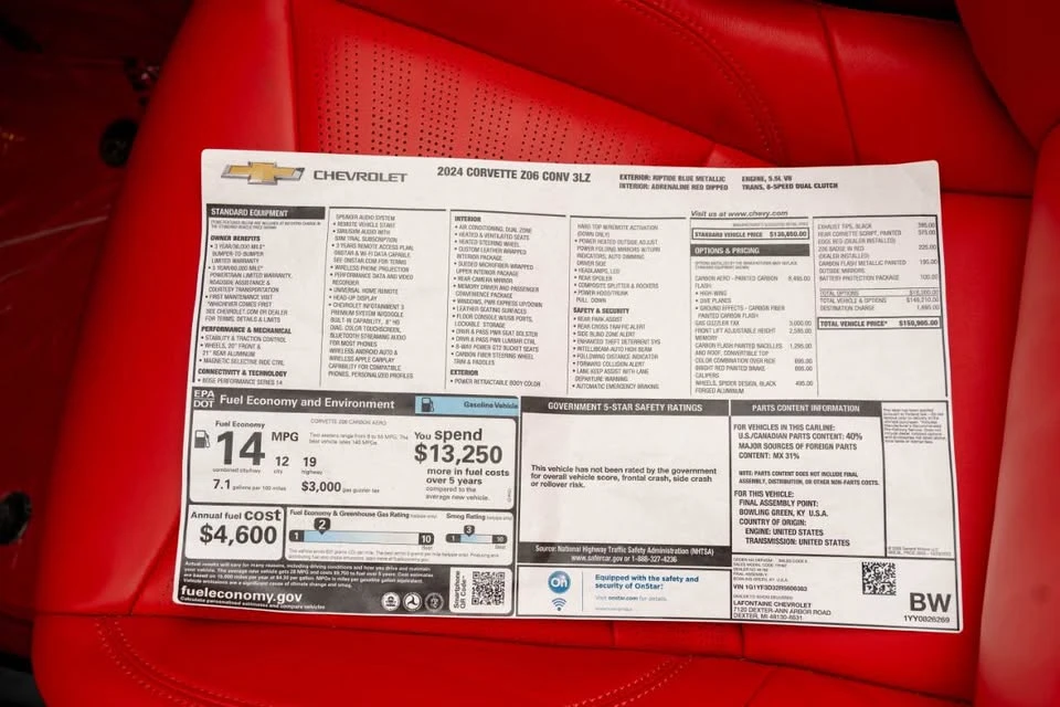 2024 Chevrolet Corvette C8 Z06 - Image 18 of 19