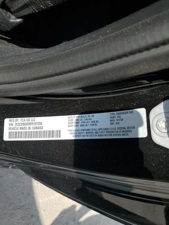 2024 Dodge Charger 8th Gen - Image 12 of 12