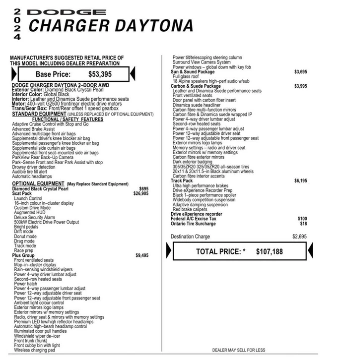 2024 Dodge Charger Daytona 8th Gen - Image 15 of 15